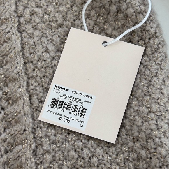 LC Lauren Conrad Taupe Ruffled Sweater - Picture 6 of 6